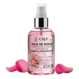 Agua De Rosas Caly Ácido Hialurónico + Colágeno Hidratante