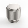 Amerdeco 10 Pack Brushed Satin Nickel Knurled Cabinet Knobs Kitchen