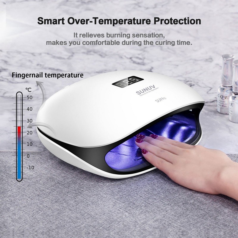 UV Led Nail Lamp, SUNUV 48W UV Nail Dryer SUN4