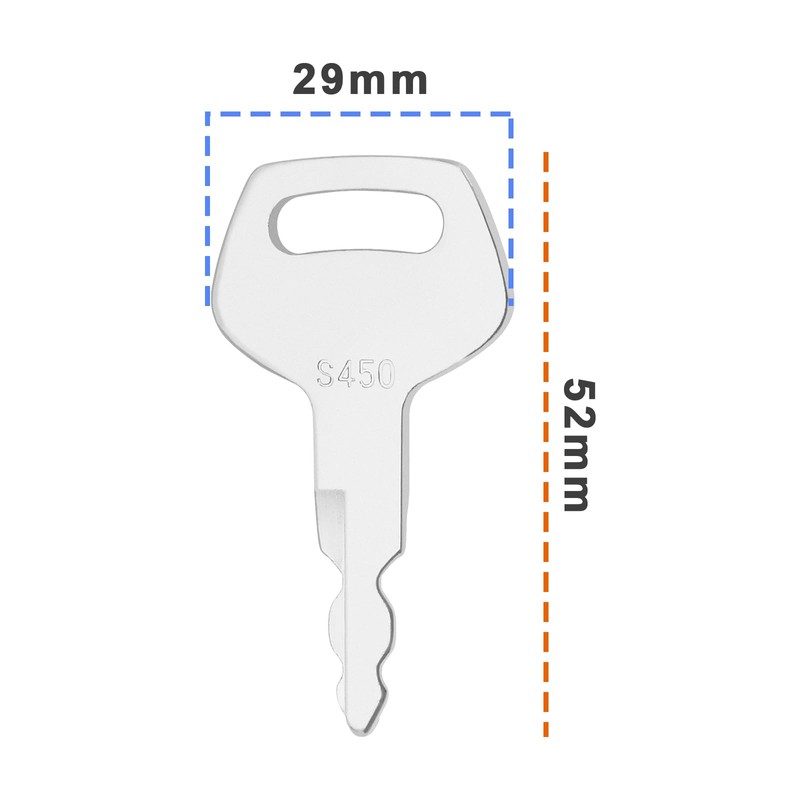 The Lord of the Tools 5PCS S450 Ignition Starter Keys