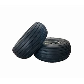 15x6-6 Tedder Tire & Wheel for 25mm (0.98") Axle and 3" Hub (2 Pack)