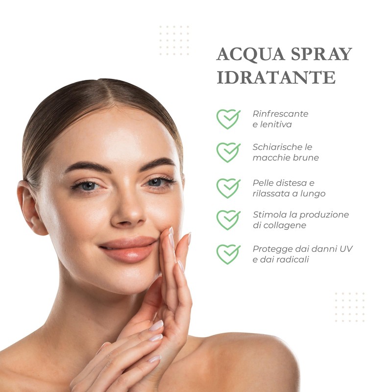 irsan Aufhellendes Gesichtserfrischende Feuchtigkeitsspray mit reinem VITAMIN C, Hyaluronsäure, Rose,