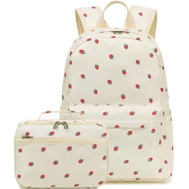 CAMTOP Girls Backpack with Lunch Box Lightweight Waterproof Preschool Kindergarten Elementary School BookBag Set