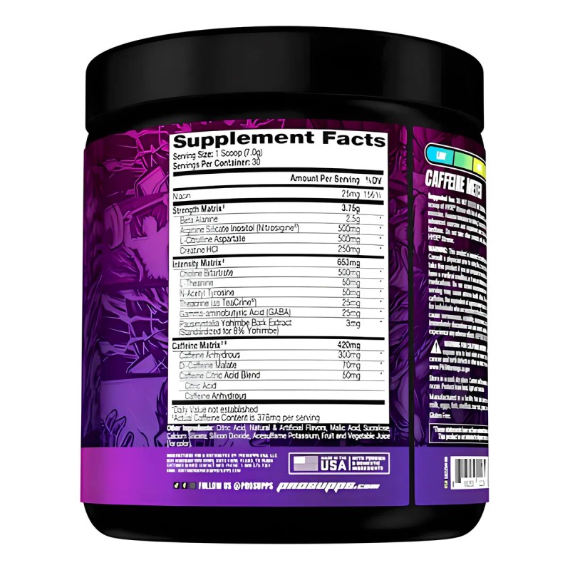 Pre-Workout Deportivo ProSupps Hyde Xtreme Polvo 222g Sabor Pixie Dust