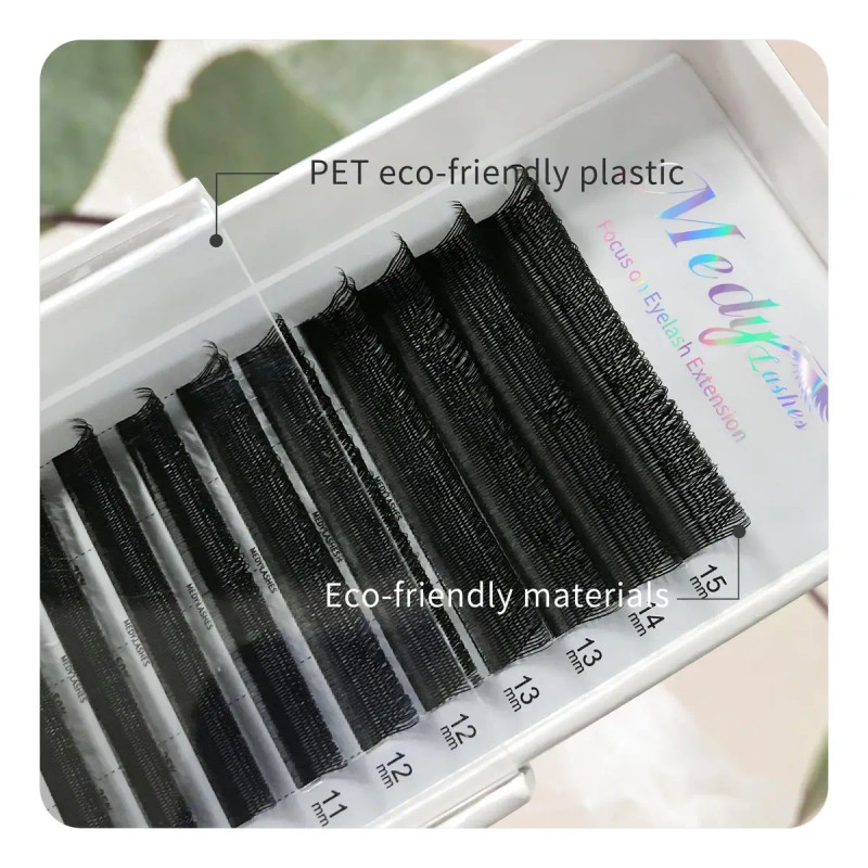 Extensiones De Pestañas U Paralelas Flor 2d Yy