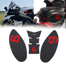 for RS 660 RS660 Tuono 660 2025 Motorcycle Side Tank Pads Tank Pads Knee Pads Protectors Decals Traction Pads rs 660 rs660 Tuono 660 2020-2025 Motorcycle Accessories (Red)