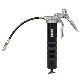 PROLUBE “Ultimate” All Weather Pistol Grip Grease Gun | 6,000 PSI | 1/8-inch NPT Threads | High Pressure/High Volume Adjustable Mechanism | with 12-inch Flexible Hose & Coupler (43047) (G80F-HP/N)