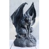 Ebros Warden Large Cathedral Guardian Crouching Winged Gargoyle Statue 12.5"H