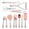 COOK WITH COLOR Kitchen Gadget Set Copper Plated Stainless Steel