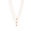 Gorjana 3 Disc Rose Gold Necklace 051105R
