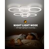 SEABLE Modern LED Ceiling Light Dimmable Ceiling Light Fixtures with