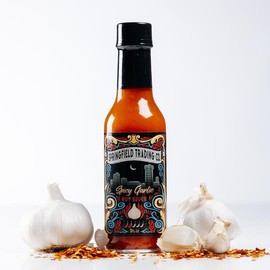 Spicy Garlic Hot Sauce with Real Roasted Garlic - Louisiana Style - Flavor, Dip Flavor Dip gourmet
