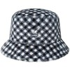 Kangol - Fishing Hats Packable Vinyle-Style, black-white