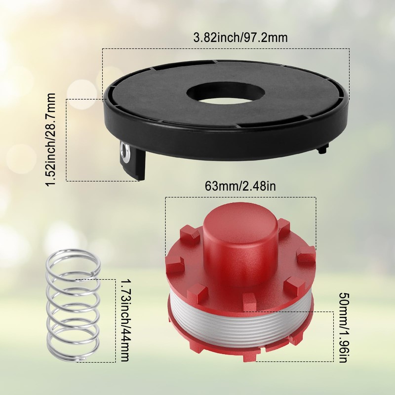 Replacement thread spool for EIN-hell GE-CT 36/30 LI E Solo,