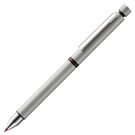 LAMY Multi-functional Pen, Tri-Pen, Stainless Steel, Ballpoint Pen, 2 Color/Pencil, 0.5 mm