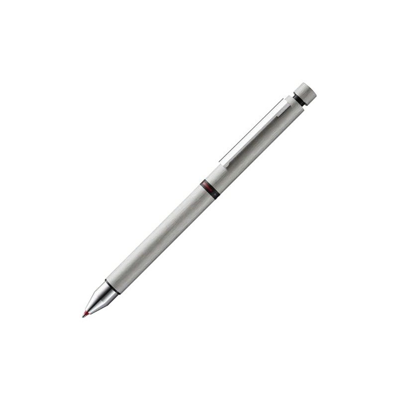 LAMY Multi-functional Pen, Tri-Pen, Stainless Steel, Ballpoint Pen, 2 Color/Pencil,