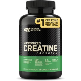 Optimum Nutrition Creatine Monohydrate 2500Mg Keto Friendly 100 Capsules