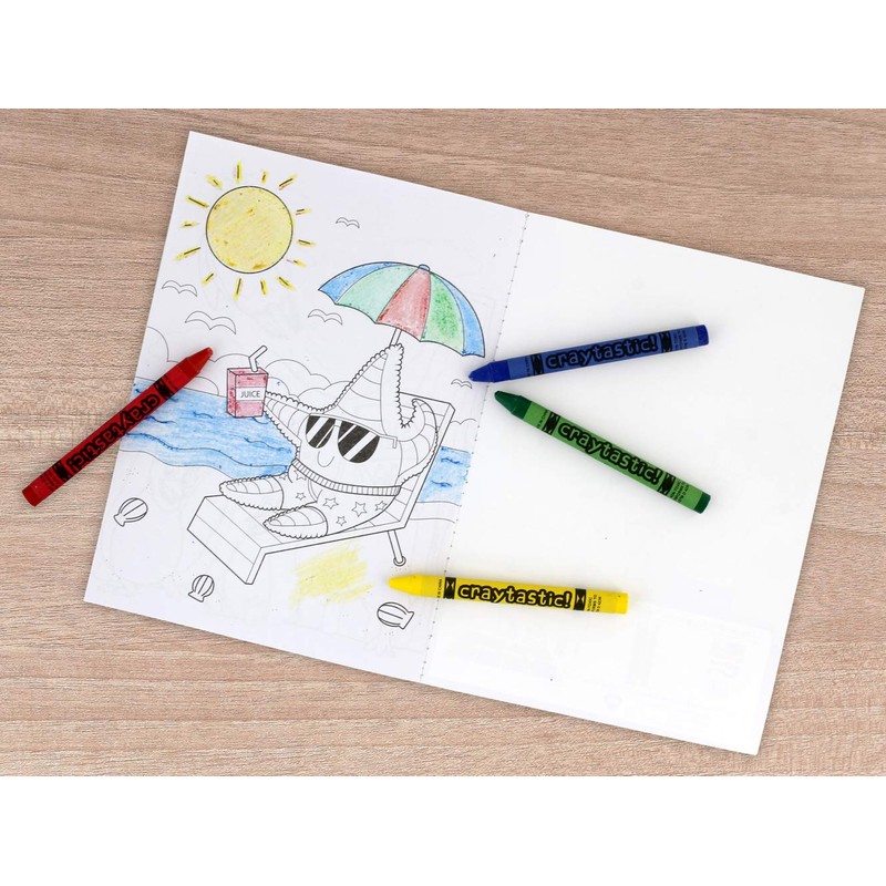 Craytastic! (264) Premium Bulk Crayons (6 Colors) for Schools, Classrooms,