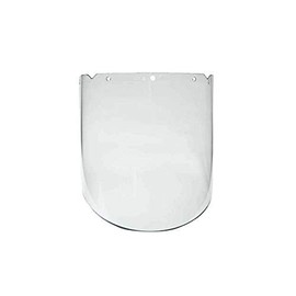 MSA 10115853 V-Gard Face Shield, Capacity, Volume, Polycarbonate, 10.375 x 17 inches, Clear