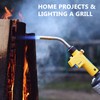 MAPP/MAP/PROPANE Gas Torch,Torch Head,Use Brazing, Copper Pipe Connection, Maximum Flame