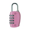 Topfunyy Combination Lock 4 Digit Padlock Re-settable Combo Lock, Gym