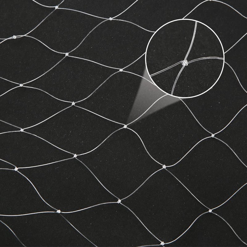 Geluode Cat Safety Net for Balcony and Window, Transparent Cat
