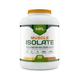 MFL 100% Isolate Protein l 30g of Protein l 12g Amino Acids l Keto Friendly l Low Carbs l 5 lbs. (Banana Cream)