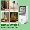 Lamptobe Power Timer, 7-Day Programmable Electrical Outlet Power Switch 240V,
