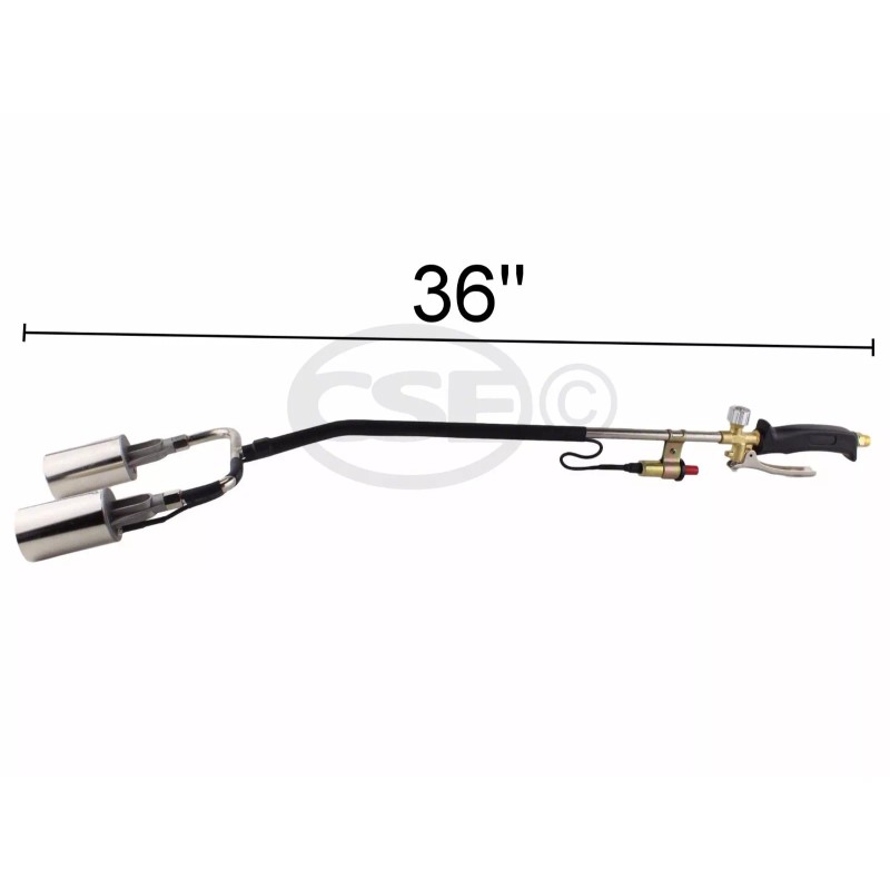 Christensen Safety Equipment DUAL-HEADED PROPANE PUSH START BLOW TORCH ROOFING