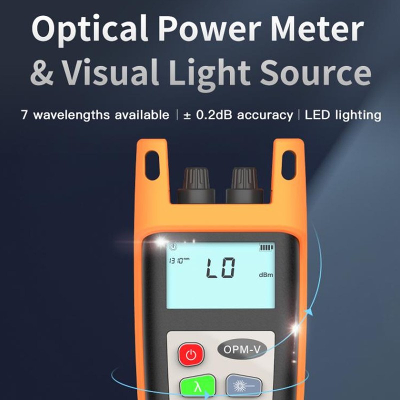Fiber Optical Power Meter with Visual Fault Locator ‑70 to