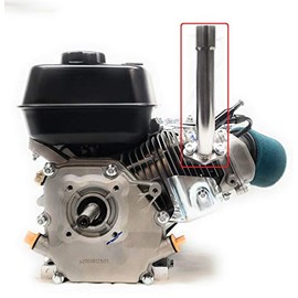 ARSPORT Exhaust with 3/4 Female Thread: Predator 212cc, GX160, GX200, DuroMax 7 Hp