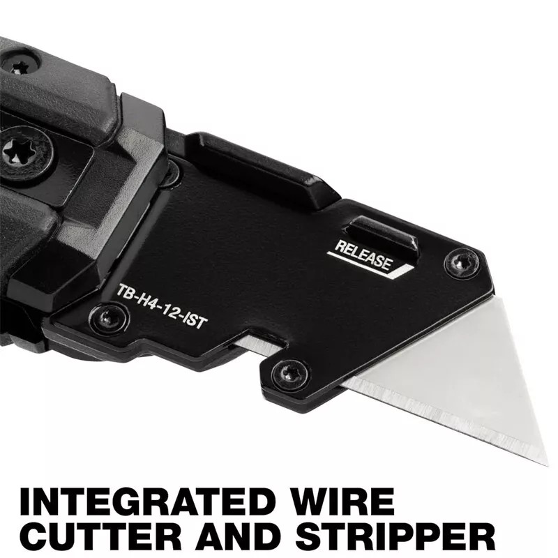 ToughBuilt TB-H4-12-I Pry Bar Utility Knife 4-in-1 Multi Tool Contractor