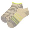 Hot Sox Women's Camouflage Low Cut 2 Pack Crew Socks