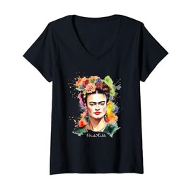 Womens Frida Kahlo - Variety of items V-Neck T-Shirt