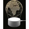True Face 3D Optical Illusion Night Light, Touch LED Table