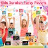 Scratch Art Party Favors for Kids: 16 Pack Rainbow Scratch