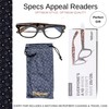 OPTIMUM OPTICAL Blue Light Filtering Scratch-Resistant Lens Wayfarer Frame Magnifying