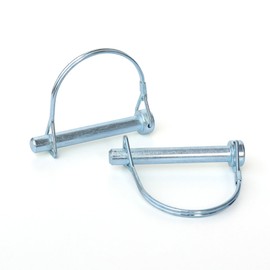 Trailer Hitch Pin, 2Pcs Tivnhuils Trailer Coupler Pin, Zinc Plated Carbon Steel Safety Coupler Pin, 3/8" x 2.75", Large