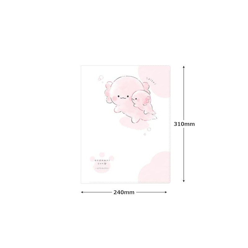 Kamio Japan 225935 Clear File Cover Pocket Clear File Neighbor