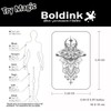 Boldink Temporary Tattoos, semi permanent tattoos, 15-day long lasting tattoo