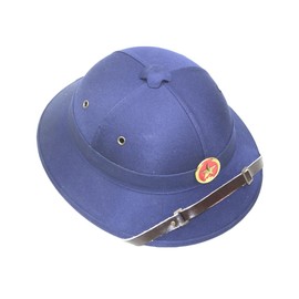 Mũ Cói Original Officially Version Vietnam Army Navy Air Force Viet Cong VC Combat Pith Hat Rainy Hat Jungle Cap Cool Helmet (US, Alpha, One Size, Navy(Blue))