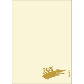 Foto-Malen-Basteln Bastelkalender A5 chamois 2025: Fotokalender zum Selbstgestalten. Aufstellbarer do-it-yourself Kalender mit festem Fotokarton und edler Folienprägung