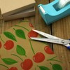 Cute Cherry Pattern Sketchy Premium Kraft Roll Gift Wrap Wrapping