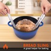WURJEEIK Silicone Bread Sling for Dutch Oven Non-Stick Heat Resistant