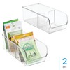 iDesign Divided Packet Organizer for Kitchen and Pantry Storage -