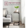 VASAGLE VASAGLE C-Shaped End Table, Side Table for Sofa, Couch