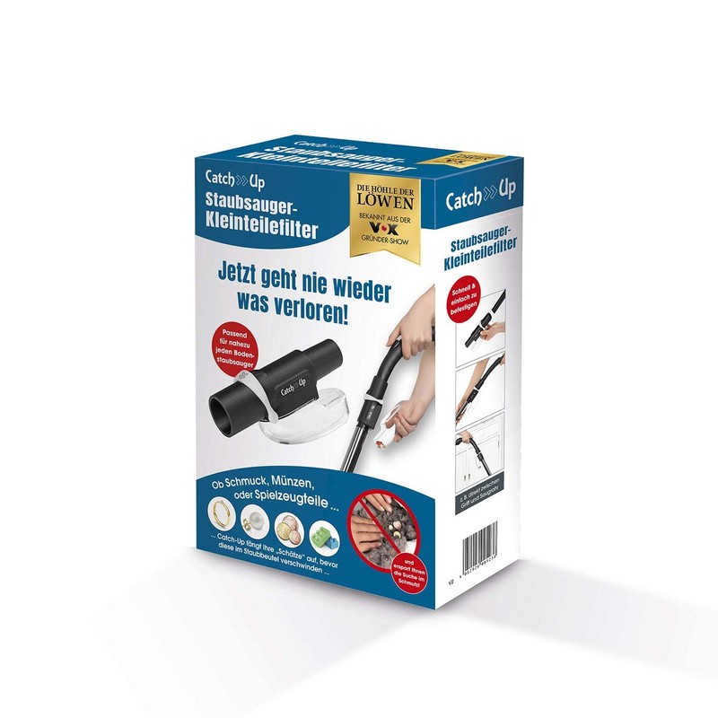 Catch Up Staubsauger - Kleinteilefilter | Bekannt aus "Die Höhle