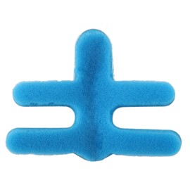 Uxsiya Frog Type Finger Splint Malleable Cast Iron Aluminium Support with Foam Padding for Broken Fingers Knuckle Support Brace for Aligning Curved, Locked Mallet Finger (L)