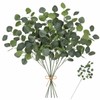 Artificial Eucalyptus Stems 6 Pcs, 90cm Fake Eucalyptus Stems and