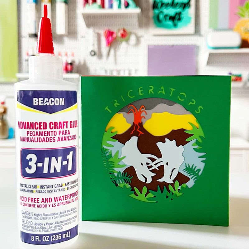 BEACON 3-in-1 Advanced Craft Glue - Fast-Drying, Crystal Clear Adhesive